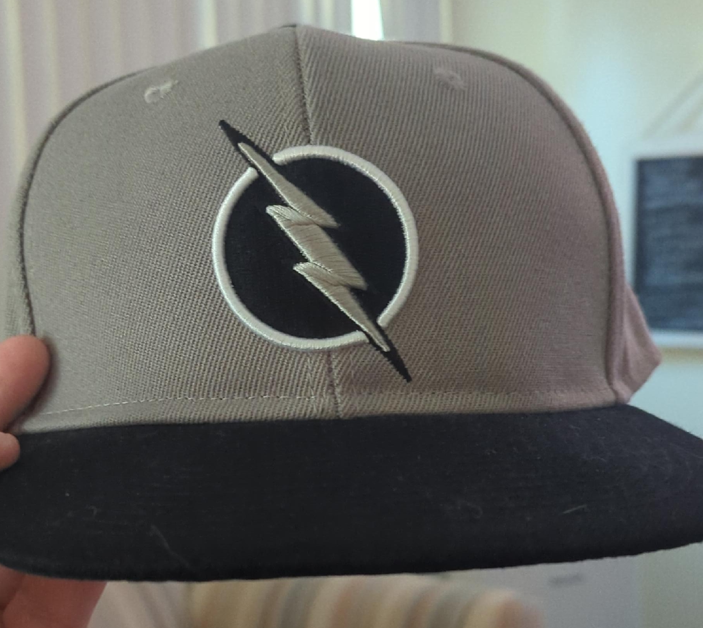 DC's The Flash Snapback Hat - Gray/Black thumbnail
