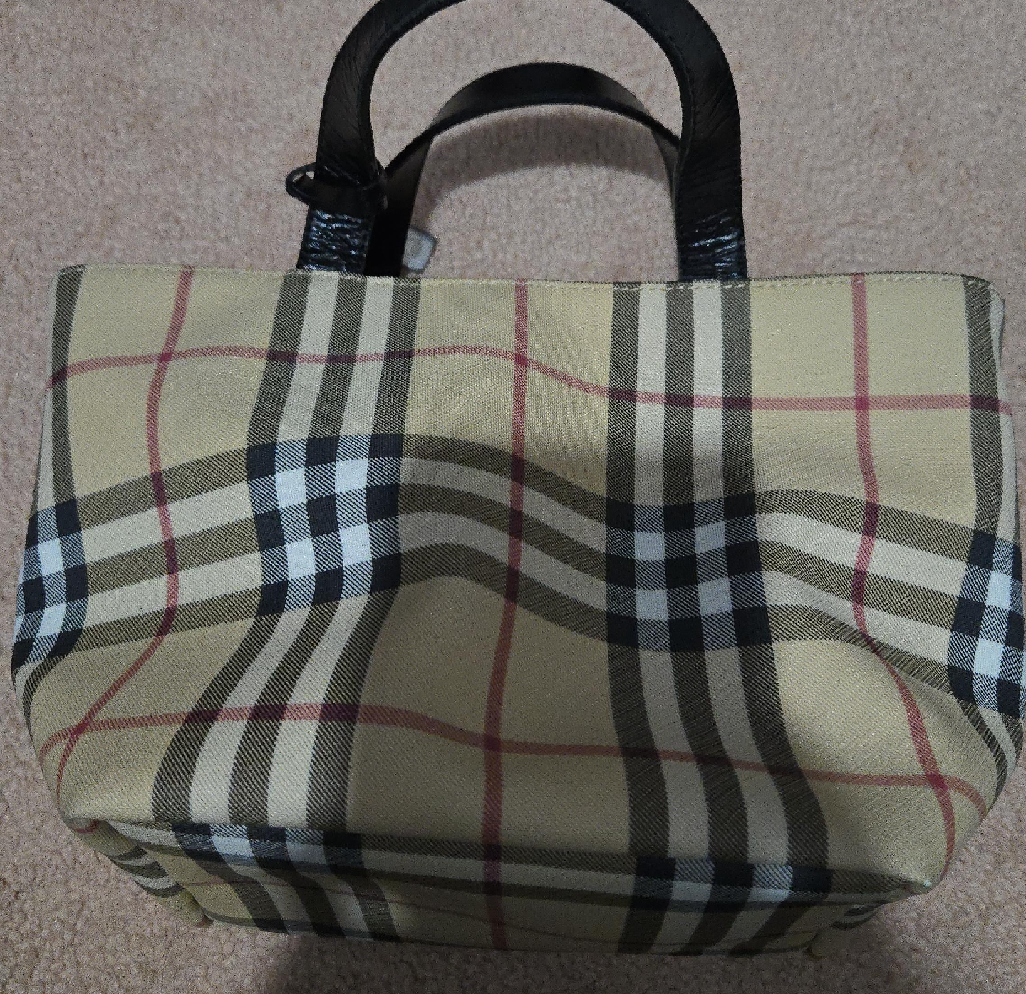 Burberry Haymarket Check Tote Bag