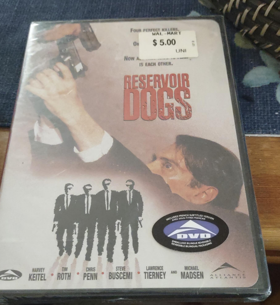 Reservoir Dogs DVD - New, Sealed