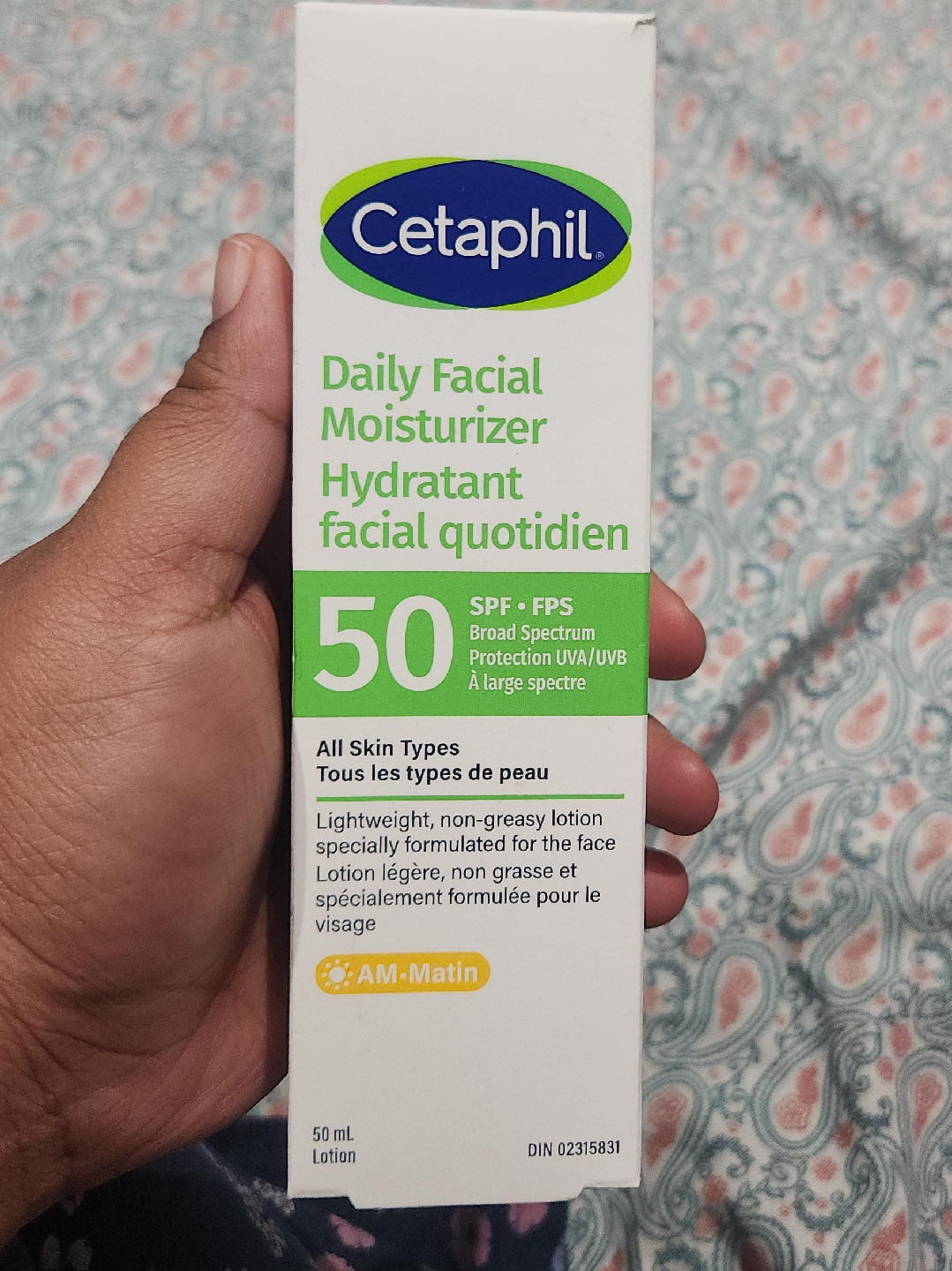 New Cetaphil Daily Facial Moisturizer SPF 50