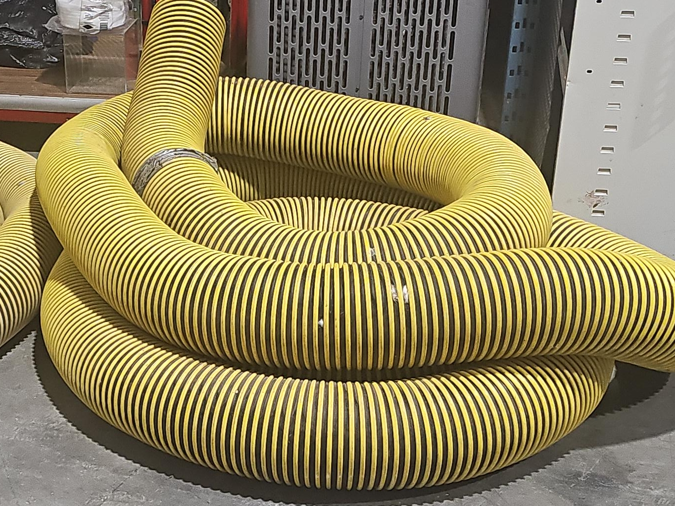 Yellow & Black Striped Industrial Hose thumbnail