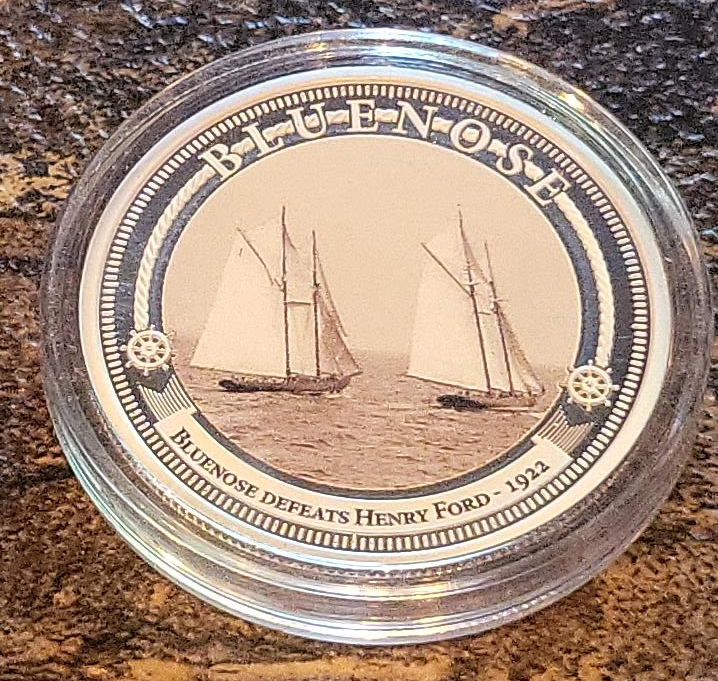 Bluenose Defeats Henry Ford - 1922 Coin thumbnail