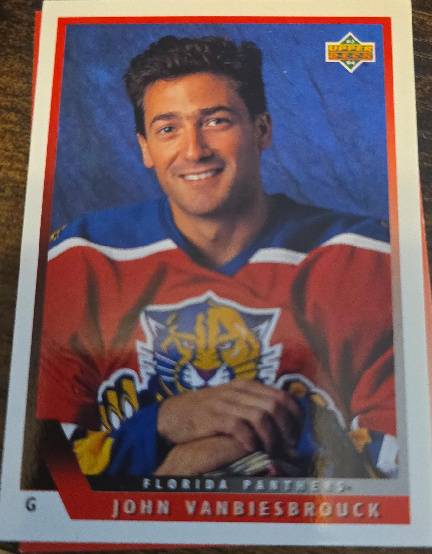 1993-94 Upper Deck John Vanbiesbrouck Hockey Card