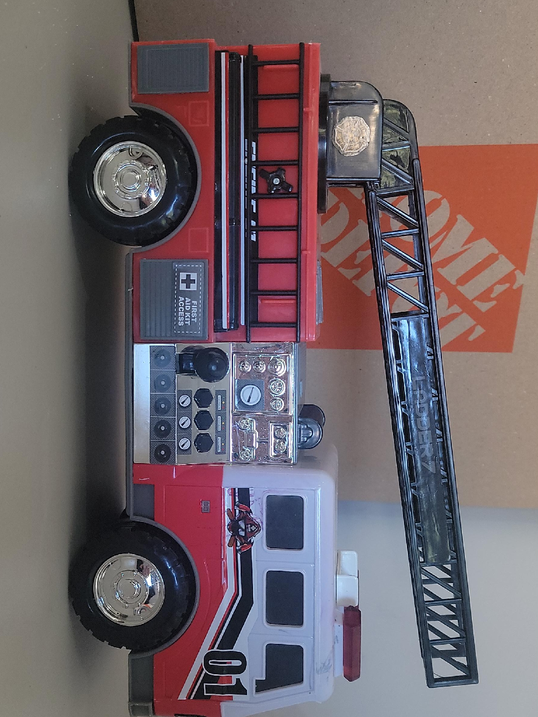 Toy Firetruck with Ladder