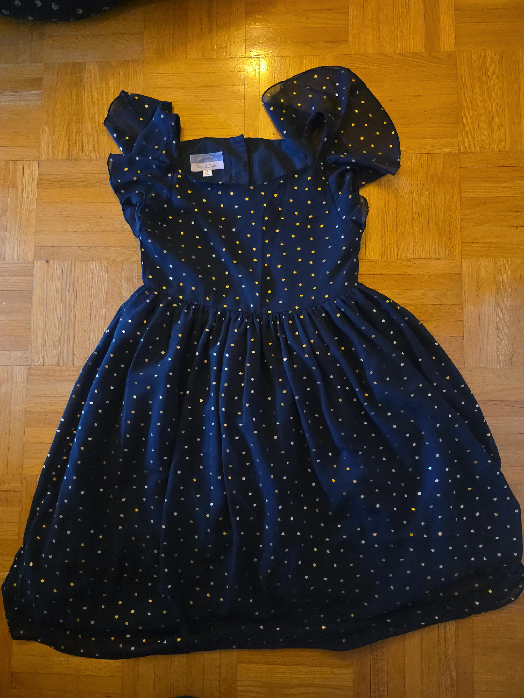 Tea & Cake Girls Dress Size 6 thumbnail