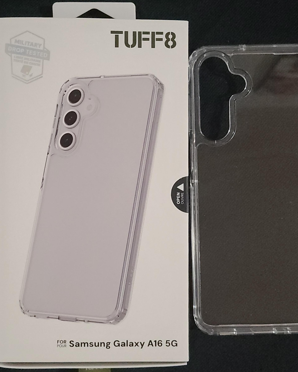 TUFF8 Clear Case for Samsung Galaxy A16 5G image indicator(1)