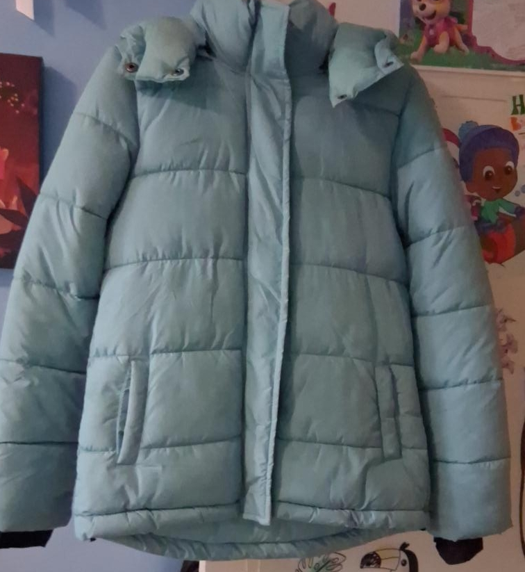 Womens George XS Puffer Jacket - Light Blue thumbnail