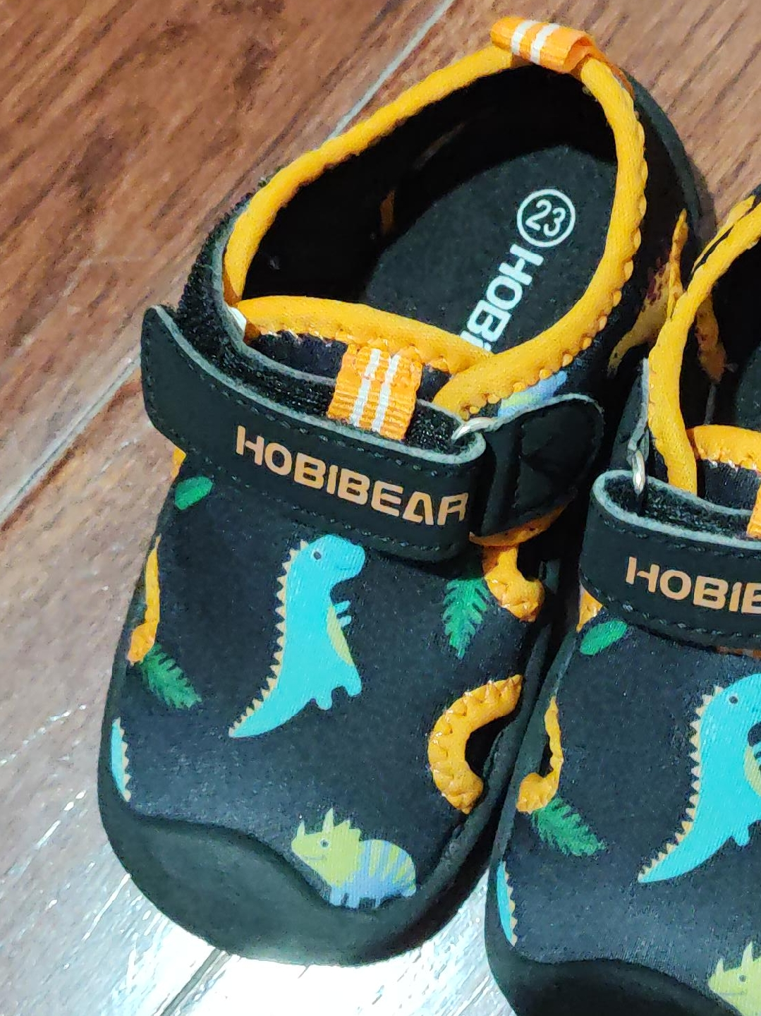 HOBIBEAR Kids Dinosaur Sandals - Size 23 thumbnail
