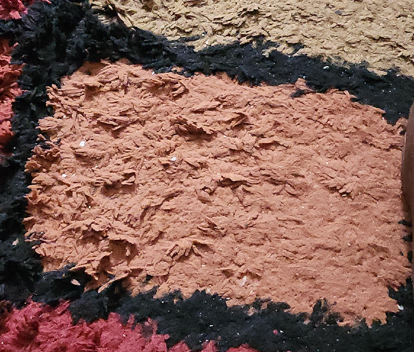 Area Rug - Brown, Black, Red