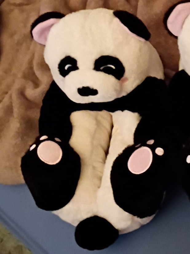 Panda Plush Slippers - Cute & Cozy! thumbnail