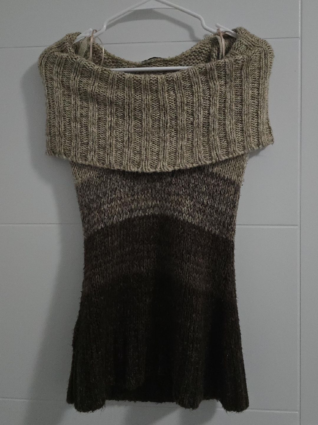Brown Ombre Knit Top