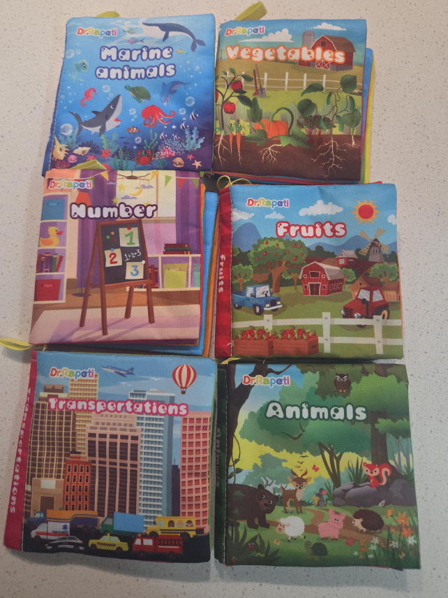 Dr. Rapeti Soft Cloth Books - Set of 6 thumbnail