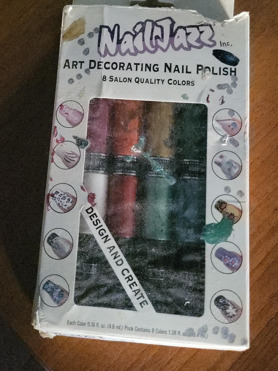 NailJazz Art Decorating Nail Polish - 8 Colors thumbnail