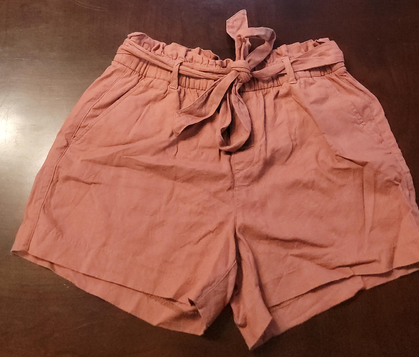Paper Bag Waist Shorts - Size Small thumbnail