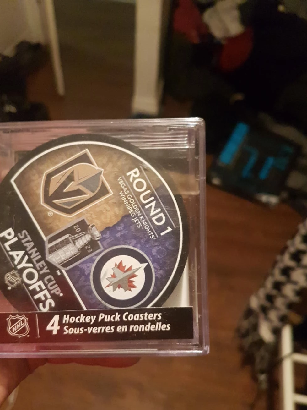 NHL Stanley Cup Playoffs Hockey Puck Coasters