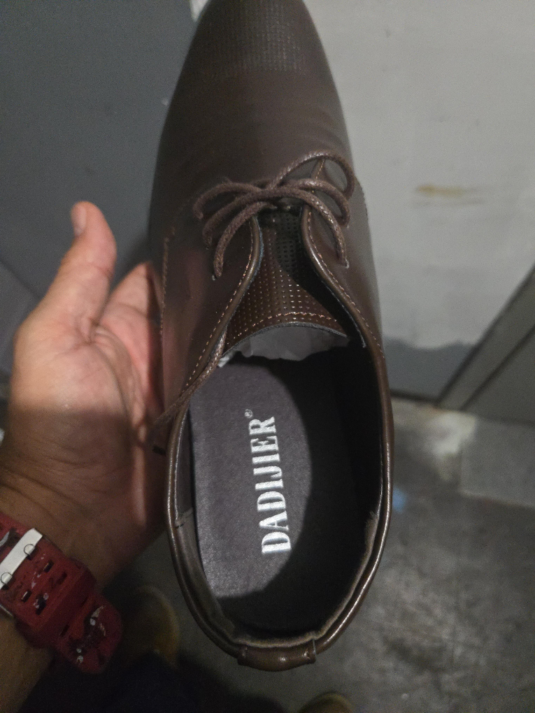 DADIIJER Brown Leather Dress Shoes image indicator(1)