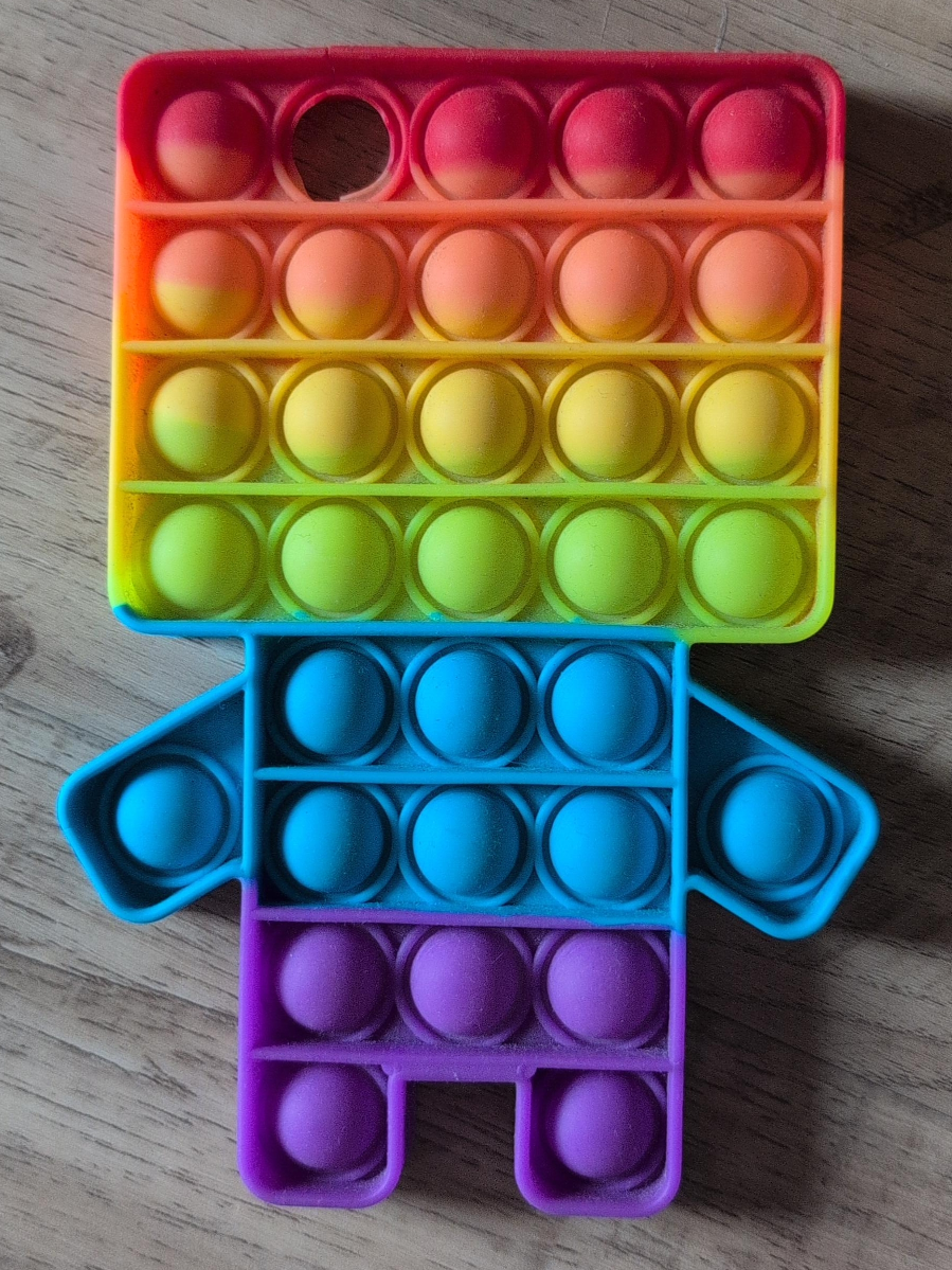 Rainbow Robot Pop It Fidget Toy thumbnail
