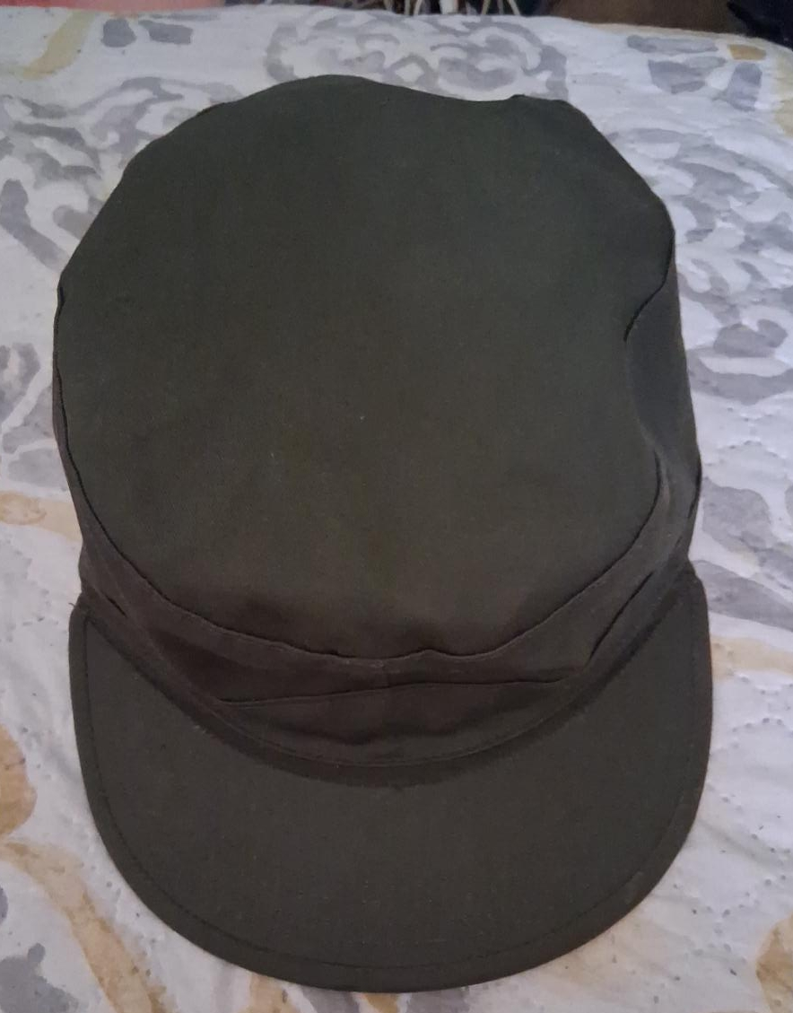 Olive Green Military Style Cap thumbnail