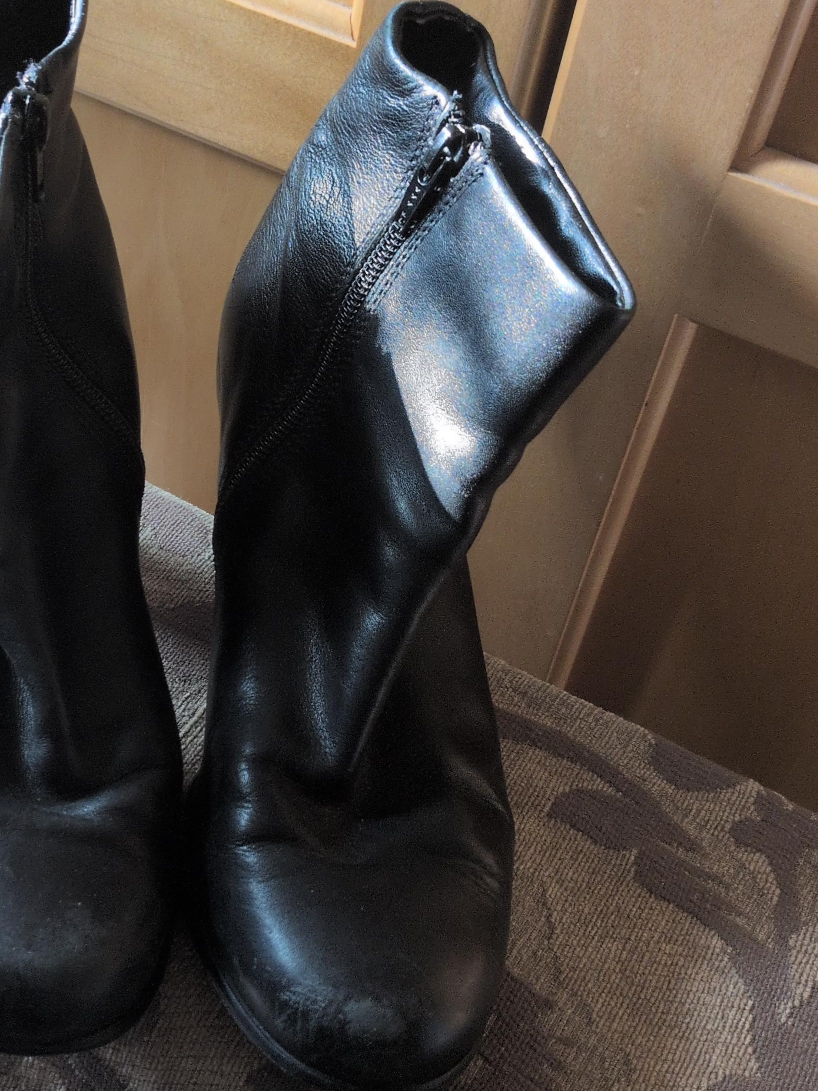 Black Leather Ankle Boots thumbnail