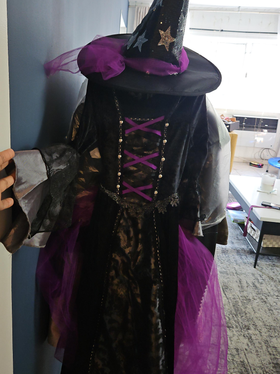 Witch Costume with Hat thumbnail