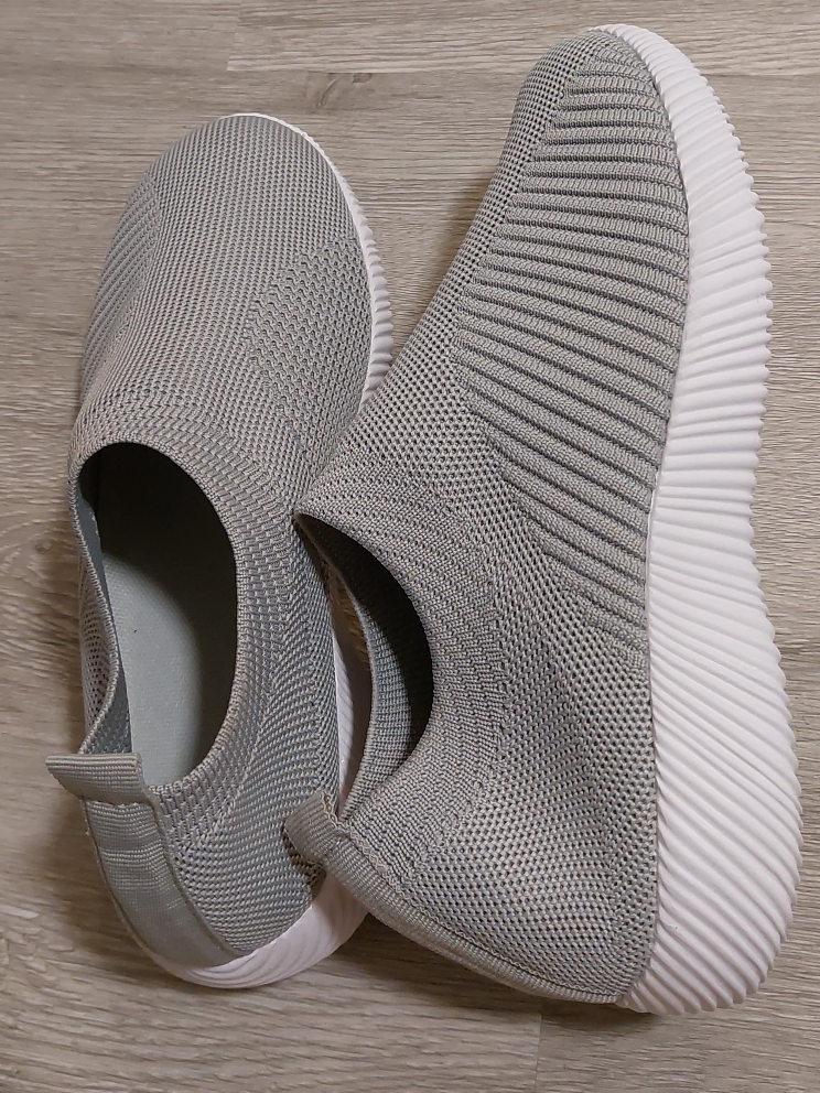 Grey Slip-on Shoes - Size 37 EUR thumbnail