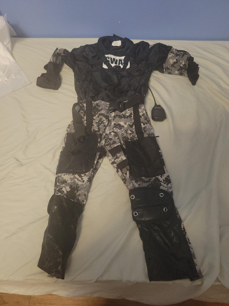 SWAT Costume - Size Unknown thumbnail