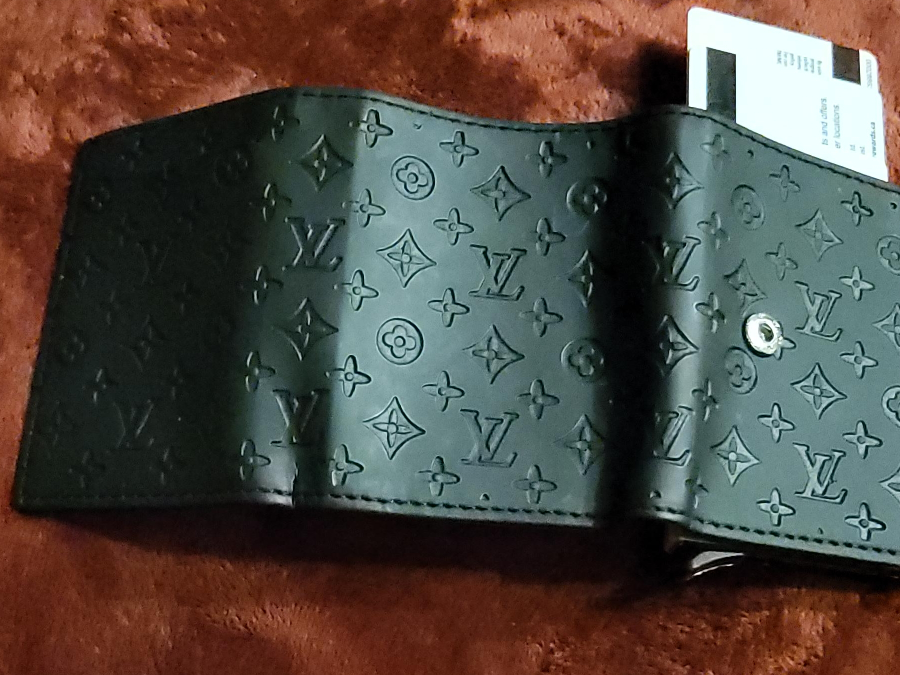 Louis Vuitton Black Leather Wallet