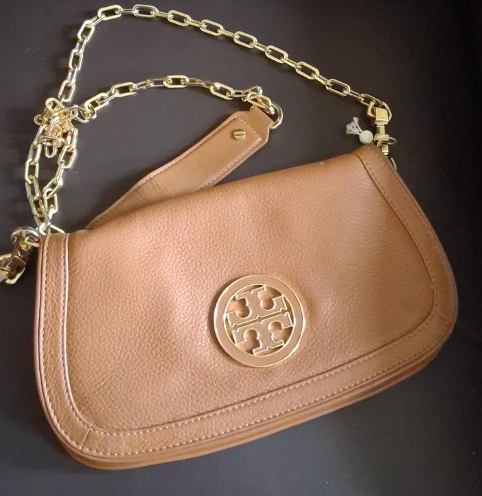 Tory Burch Tan Leather Shoulder Bag thumbnail