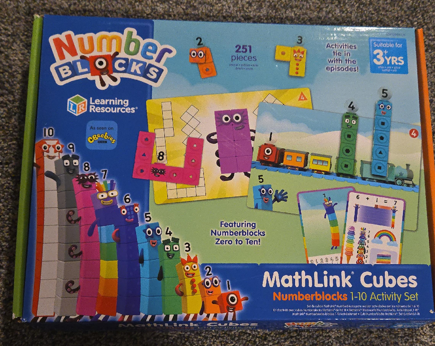 Numberblocks MathLink Cubes 1-10 Activity Set thumbnail