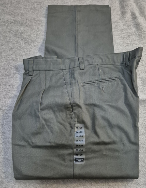 Dockers Olive Green Pants - Size 38x30 thumbnail