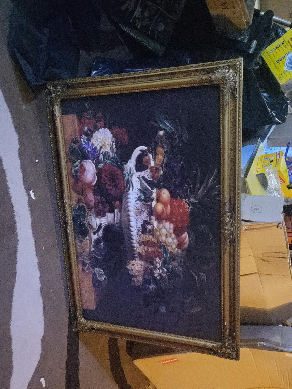 Framed Floral Still Life Painting thumbnail