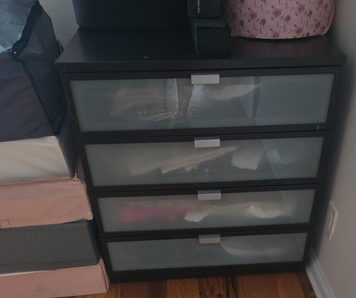 Black 4-Drawer Dresser thumbnail
