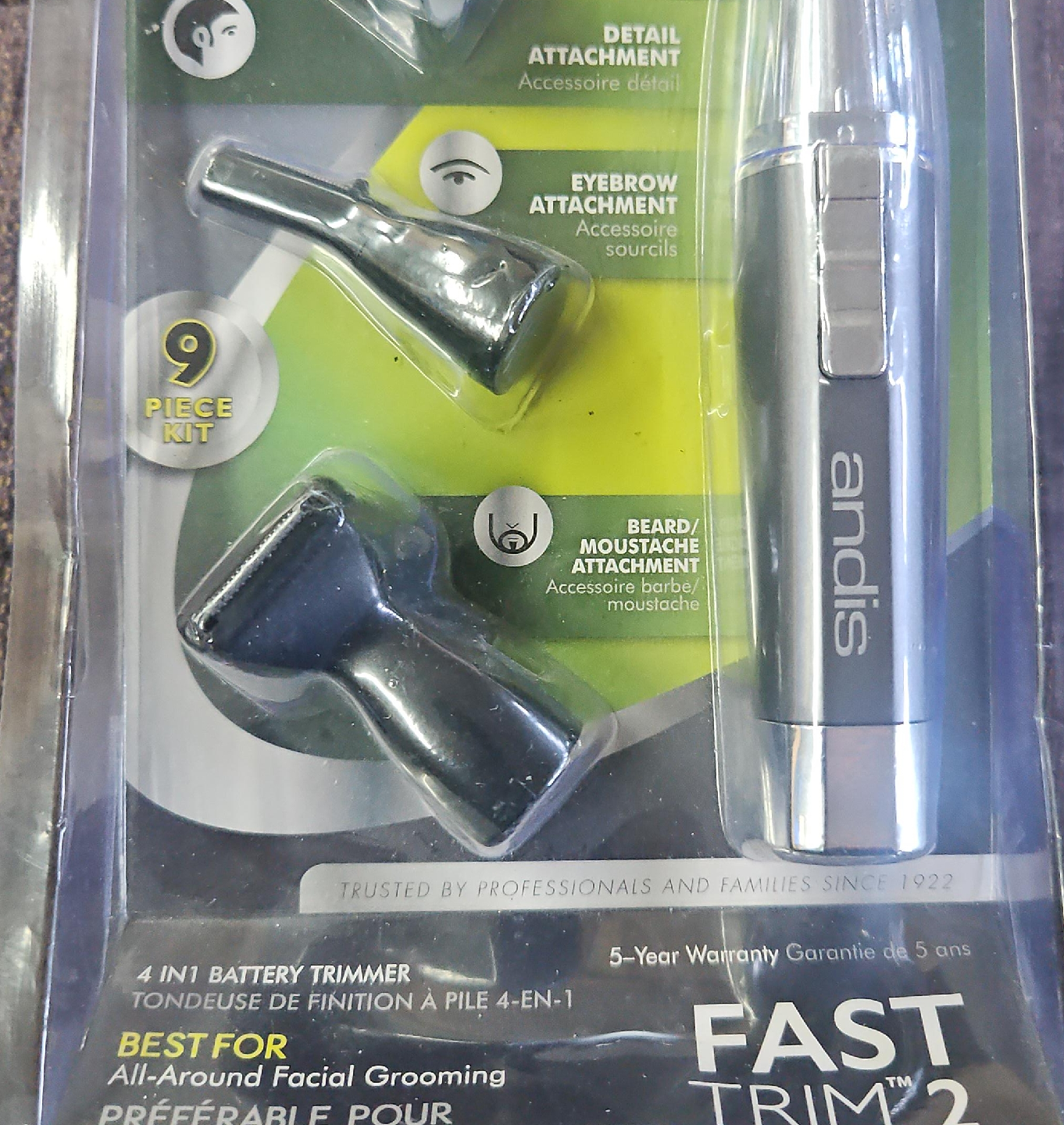 Andis Fast Trim 2 - 9 Piece Kit thumbnail