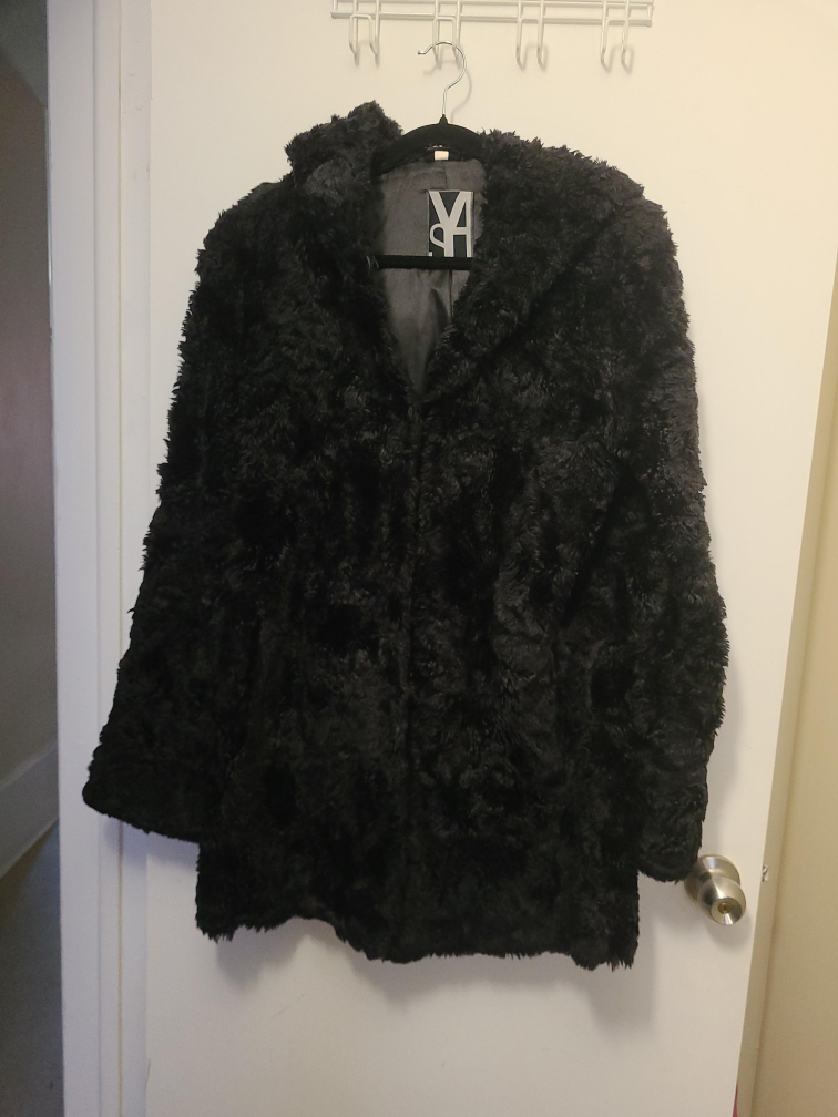 Faux Fur Black Coat thumbnail