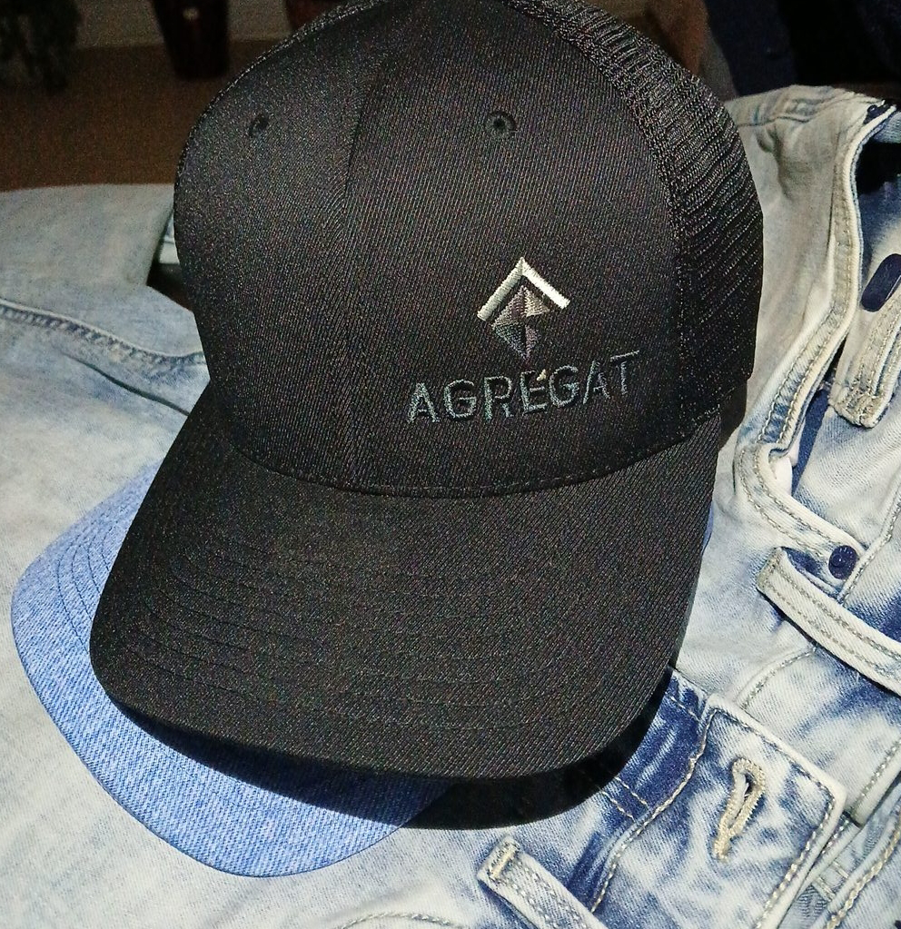 Agregat Black Baseball Cap thumbnail