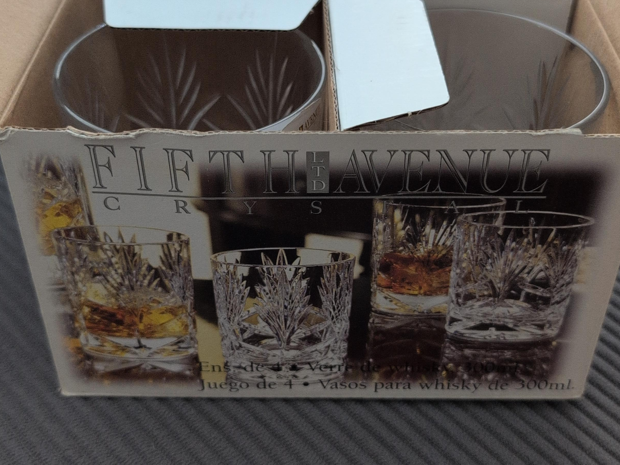 Fifth Avenue Crystal Whisky Glasses (Set of 4) thumbnail