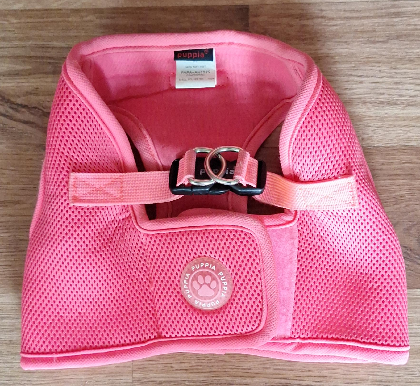 Puppia Pink Dog Harness - Size S thumbnail