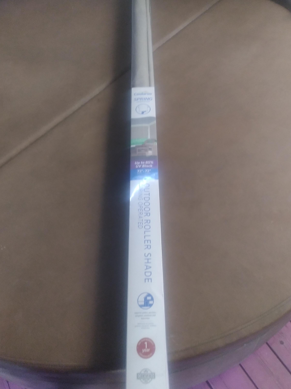 Coolaroo Outdoor Roller Shade 72"-72"