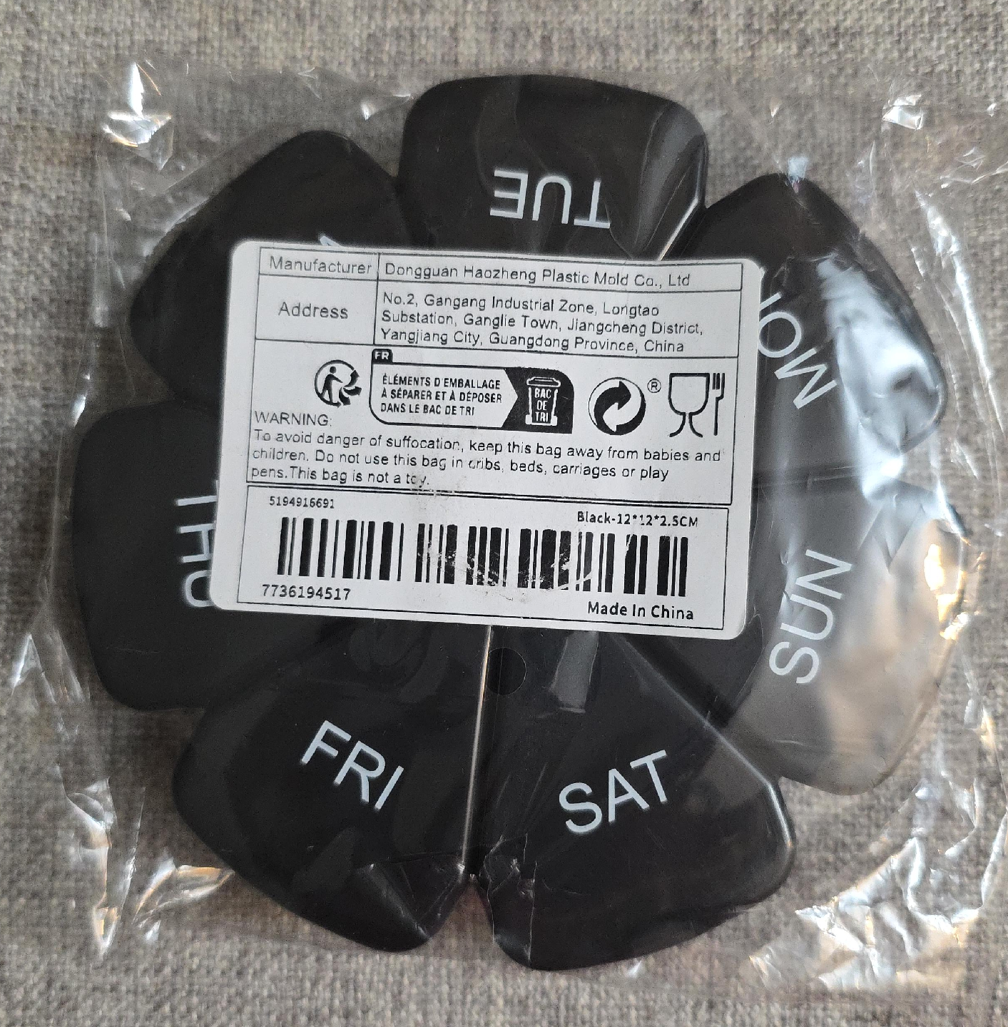 Pill Organizer - Days of the Week thumbnail
