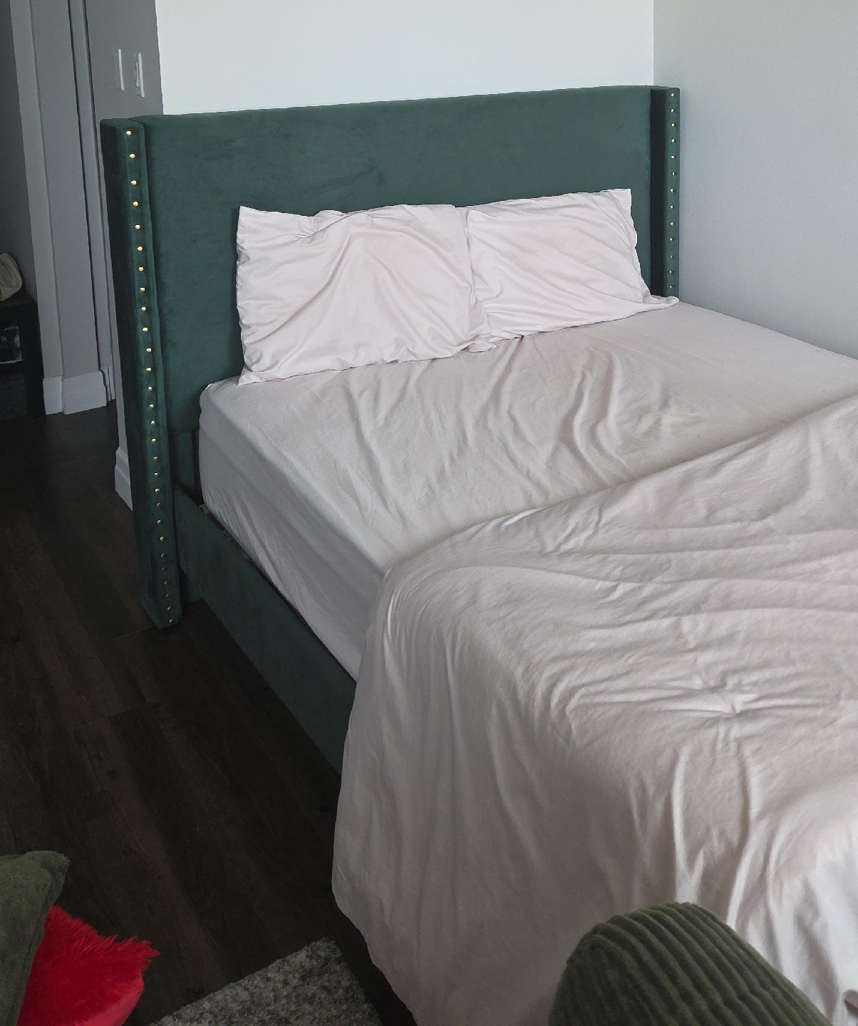 Green Upholstered Bed Frame thumbnail