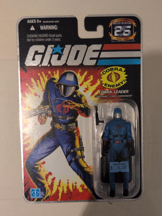 GI Joe Cobra Commander 25th Anniversary Action Figure thumbnail