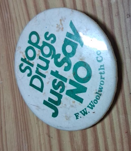 Stop Drugs Just Say NO Pin thumbnail