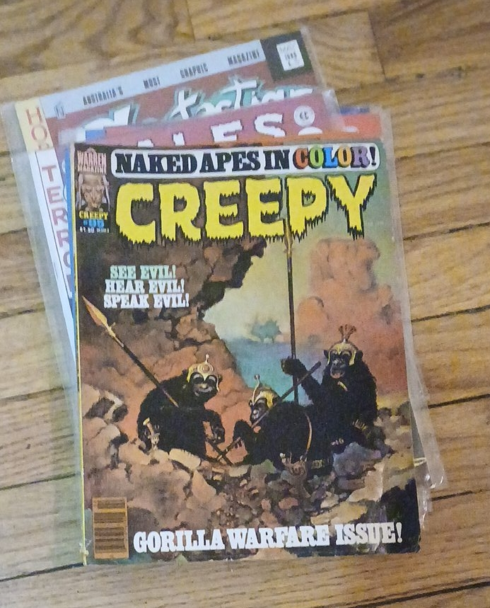 Creepy Magazine Naked Apes in Color! thumbnail