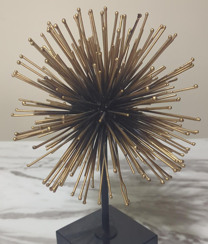 Starburst Sculpture - Gold Accent Decor thumbnail