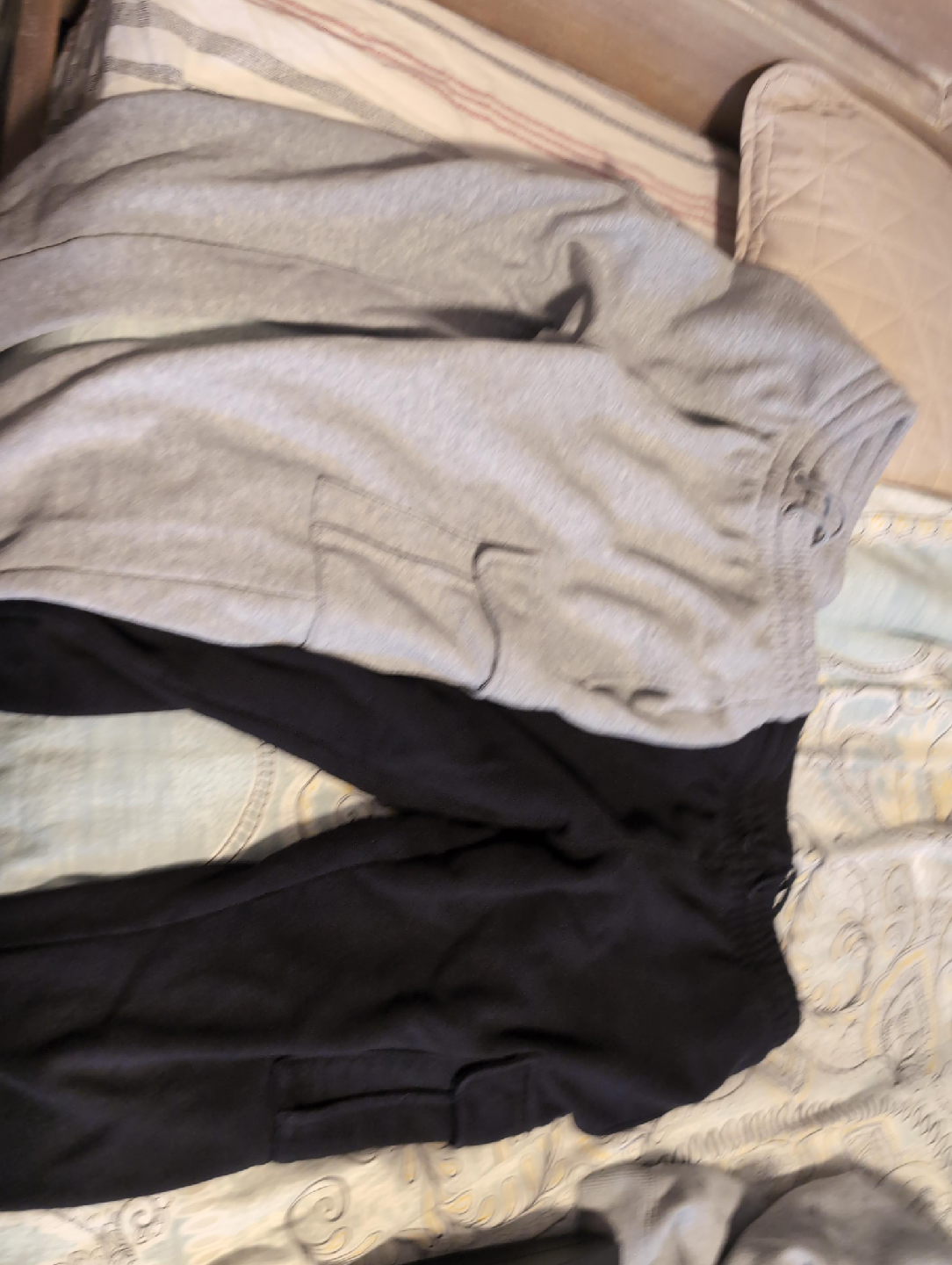 Two Pairs of Sweatpants (Gray & Black) thumbnail