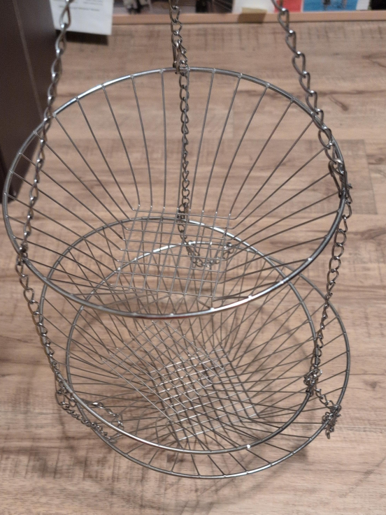 Hanging Three-Tier Wire Basket thumbnail