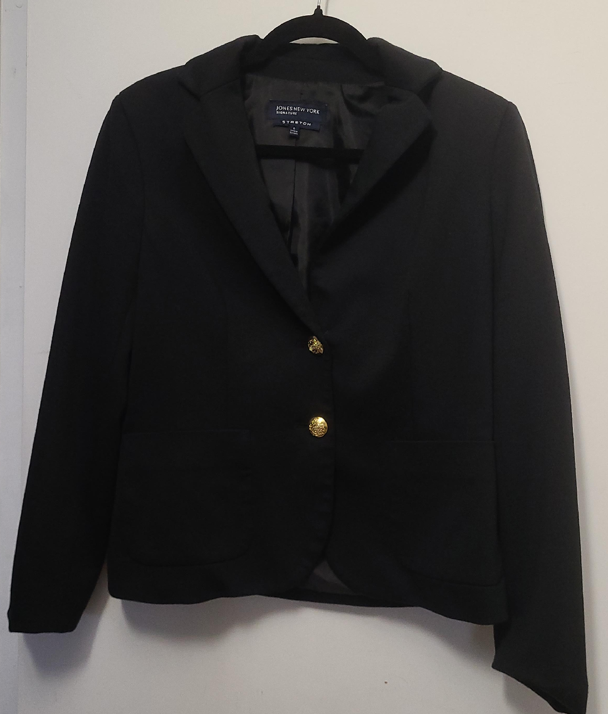 Jones New York Signature Black Blazer - Size 6 thumbnail