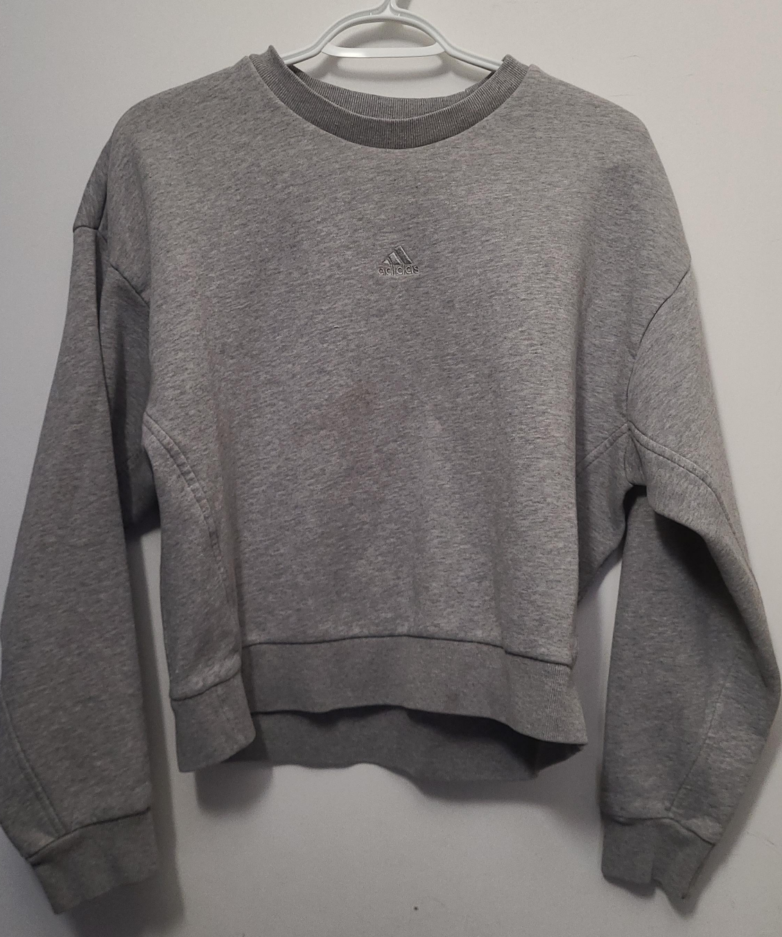 Adidas Grey Sweatshirt Size Small thumbnail