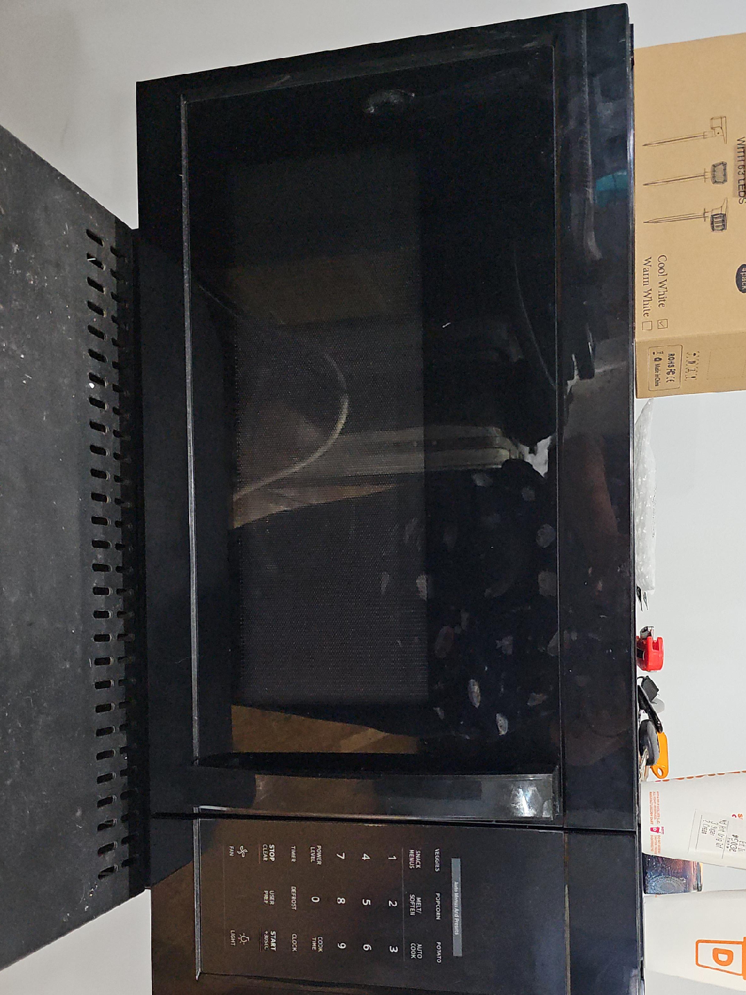 Black Microwave Oven
