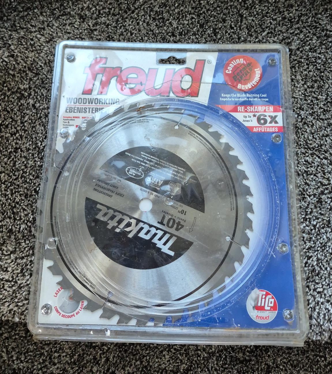 Freud & Makita 10" 40T Saw Blade - Crosscutting thumbnail